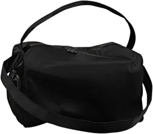 Travel Duffle Bags for Women & Men Waterproof Weekender Overnight Bag with Shoe Compartment Mujer Lightweight Gym Bag, Black, Casual