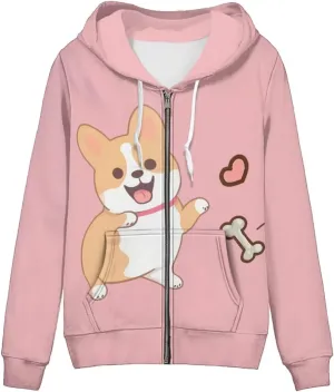 Women Casual Zip Up Hoodie Jacket Lightweight Comfy Loose Long Sleeve Sweatshirt with Pockets XS-5XL
