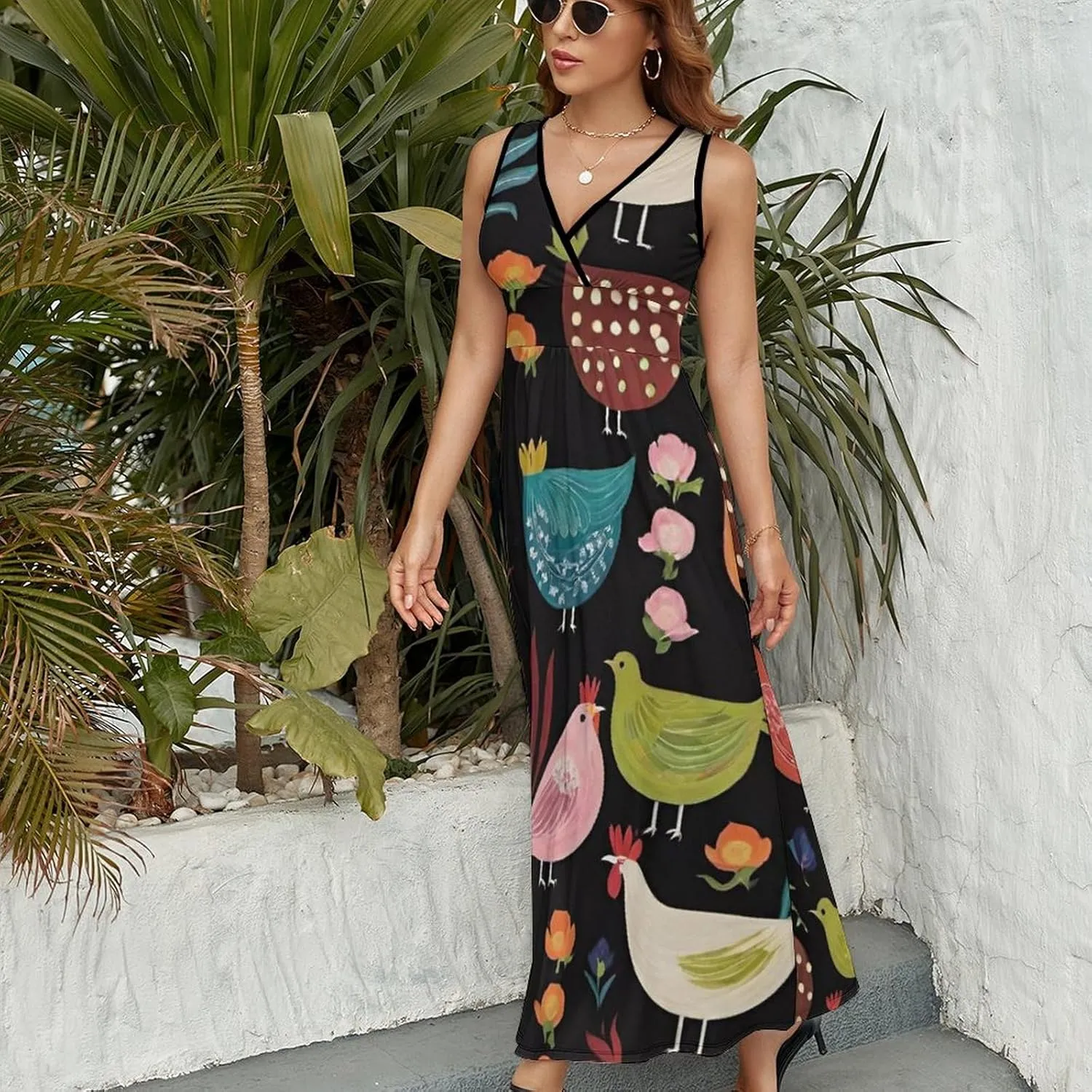 Women Girls Summer 2025 Loose Flowy Swing Shift Dresses for Party Holiday