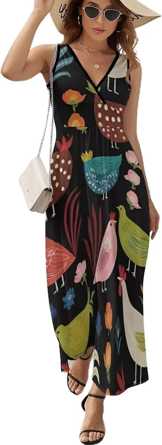 Women Girls Summer 2025 Loose Flowy Swing Shift Dresses for Party Holiday