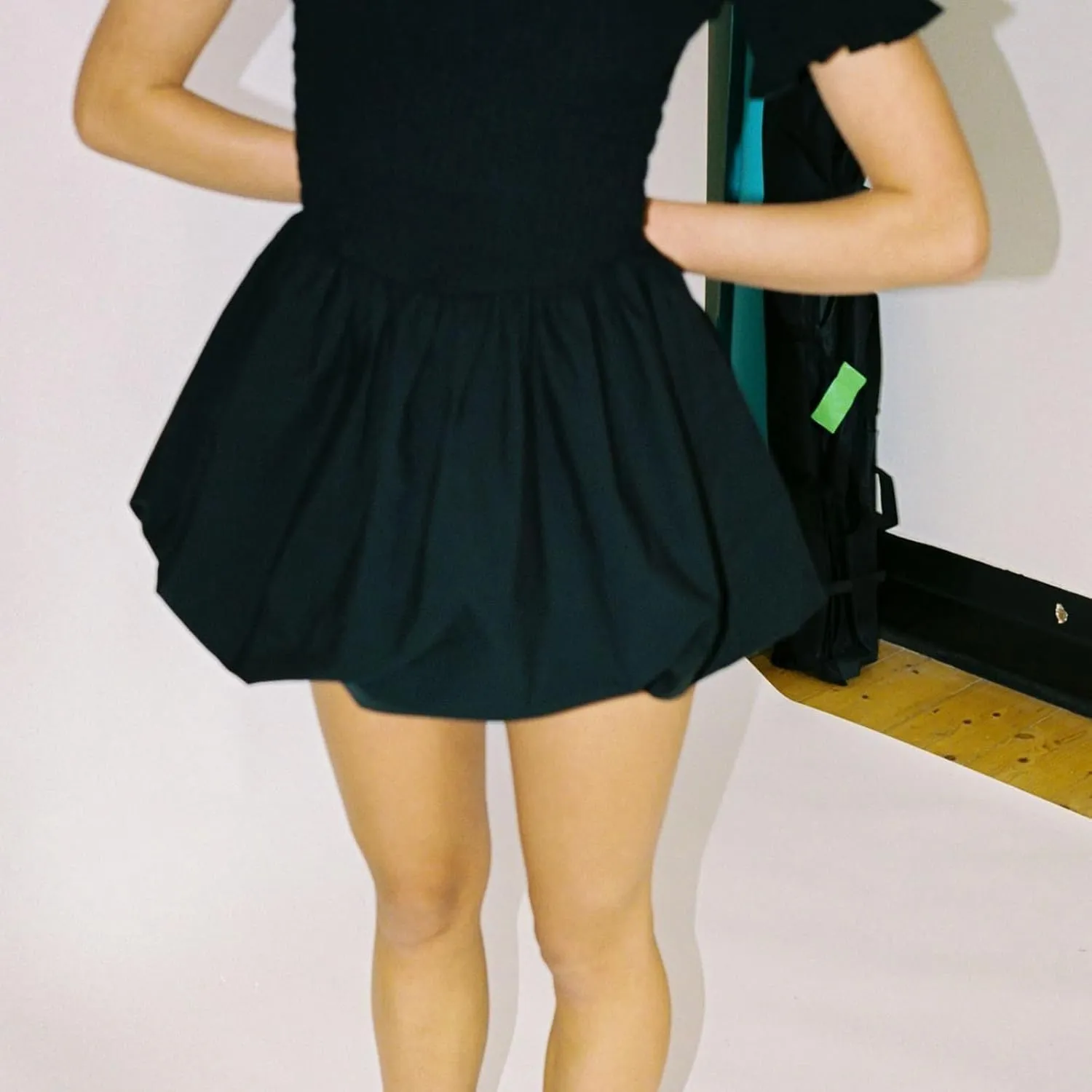 Women Y2K Bubble Mini Skirt High Waist A-line Flared Short Skirt Pleated Skater Mini Skirt Going Out Summer