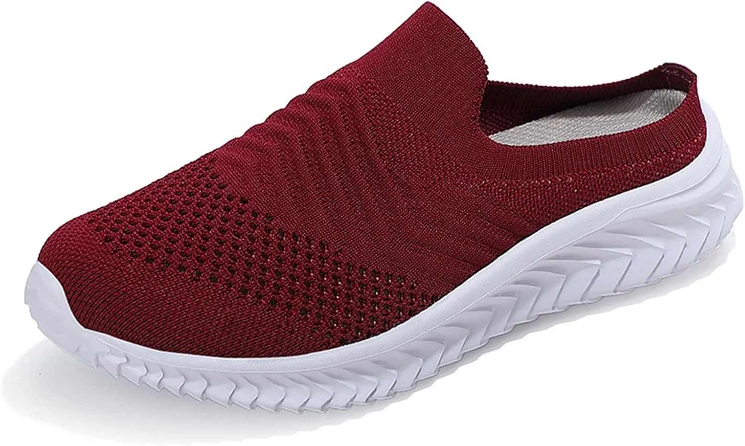 Women's Backless Walking Sneakers Summer Slip-on Tennis Shoes Men Slip On Men Shoes Casual Wedge Sneakers Waterproof Tennis Shoe Cross Trainer Shoe