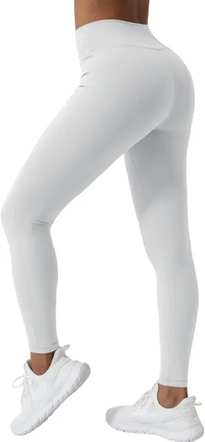 Womens Butt Lifting Yoga Pants V Twist High Waist Compression Workout Athletic Fitness Leggings