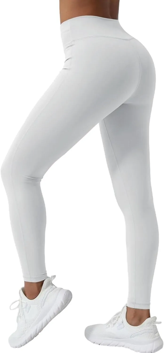 Womens Butt Lifting Yoga Pants V Twist High Waist Compression Workout Athletic Fitness Leggings