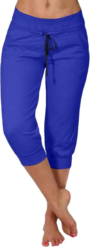 Women's Casual Comfortable Stretch Drawstring Pants Slim Active Yoga Lounge Outfits Stylish Sport Fitness Casual Pant