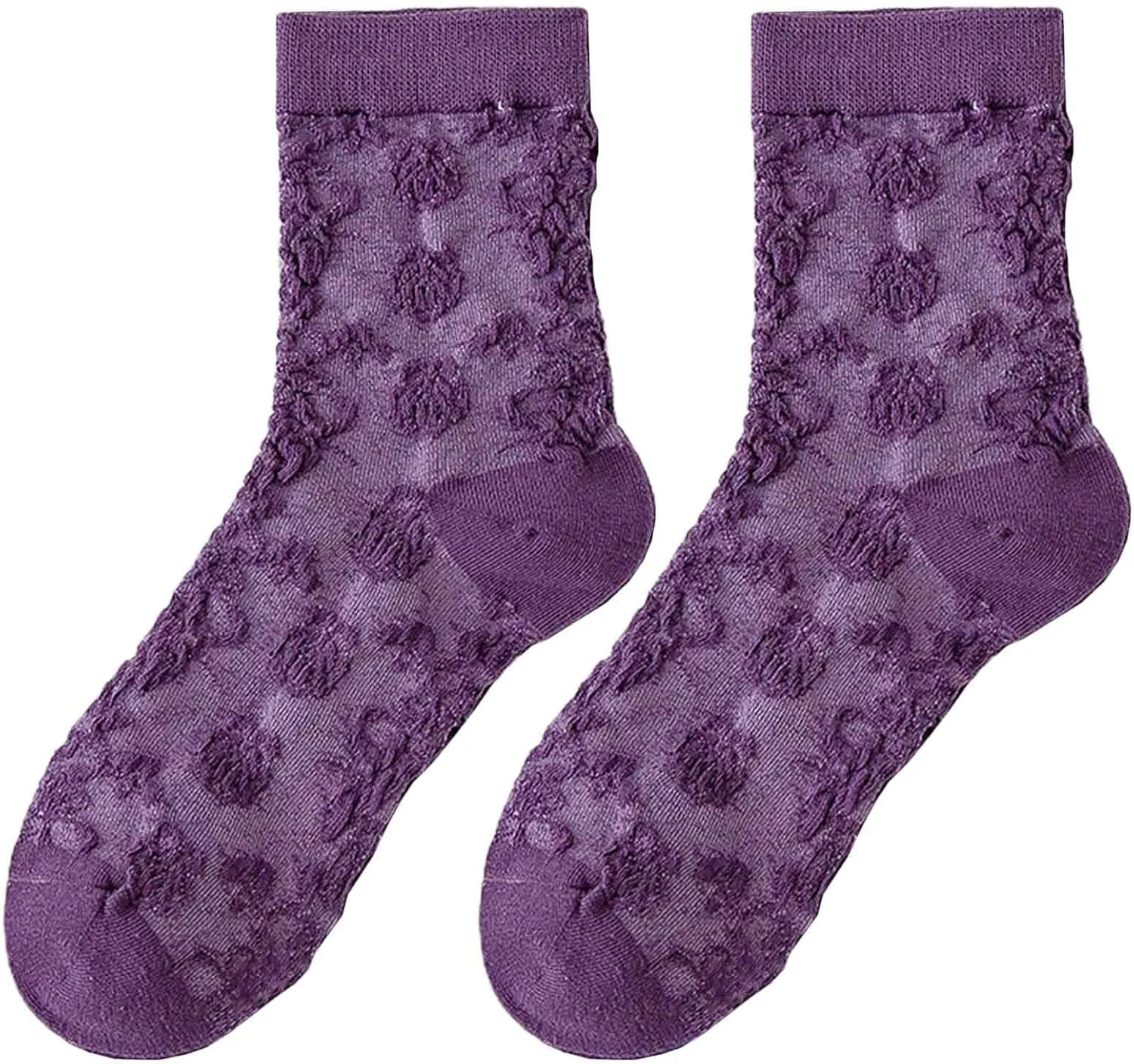 Womens Cotton Socks, 1 Pair Womens Fun Novelty Colorful Patterns Soft Breathable Fashion Casual Socks