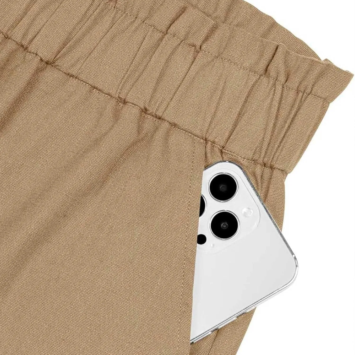 Womens High Waisted Button-Front Casual Pants Various Occasion Stylish Trousers Office Dress Ankle-Length Casual Pant