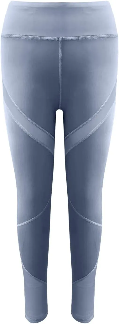 Women's Knit Breathable Yoga Pants Trendy Slim Tight Height Waist Gym Fitness Leggings Park Jogging Casual Sweatpants