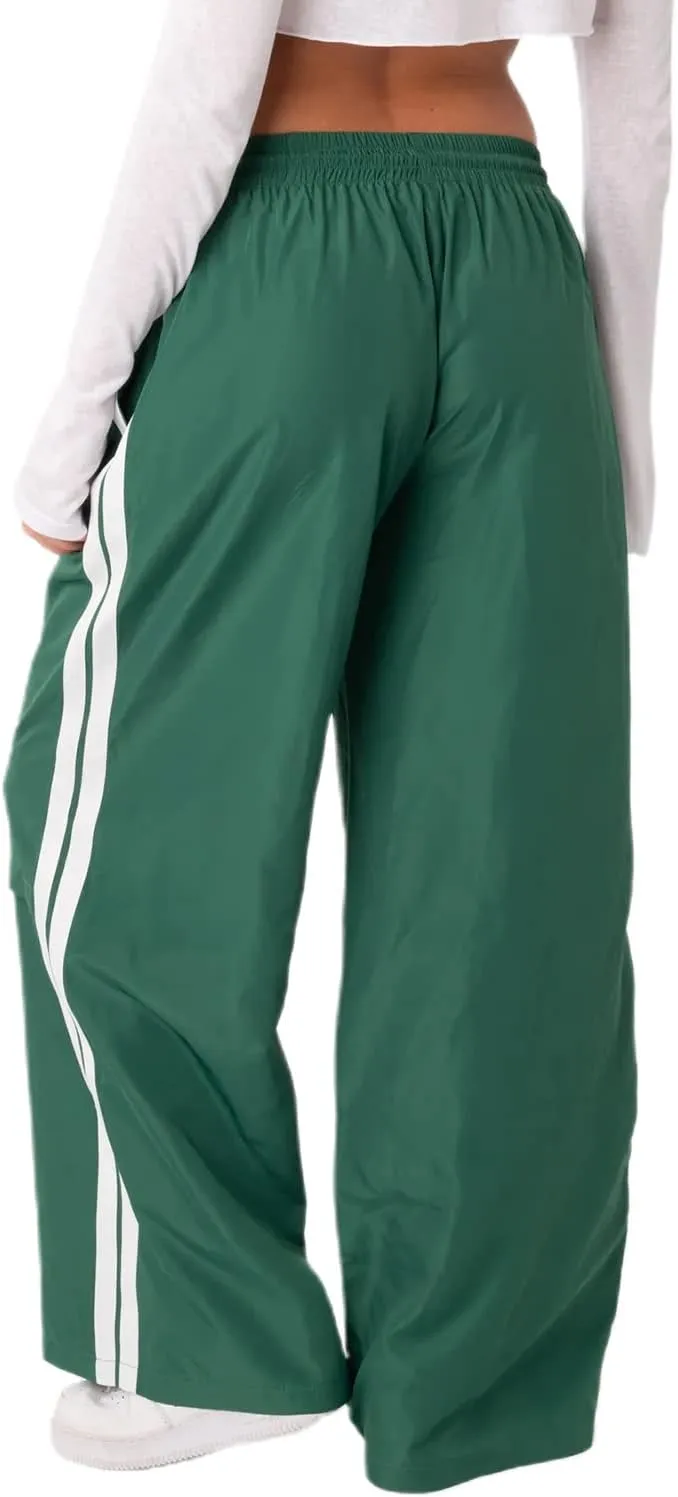 Women's Parachute Pants Casual Loose Elastic Waist Casual Y2K Jogger Outing Sweatpants Streetwear