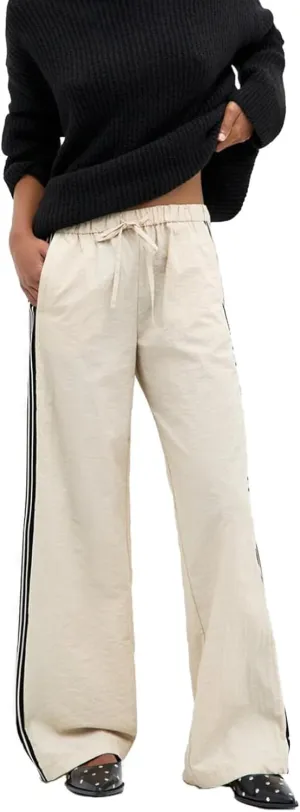 Women's Parachute Pants Casual Loose Elastic Waist Casual Y2K Jogger Outing Sweatpants Streetwear