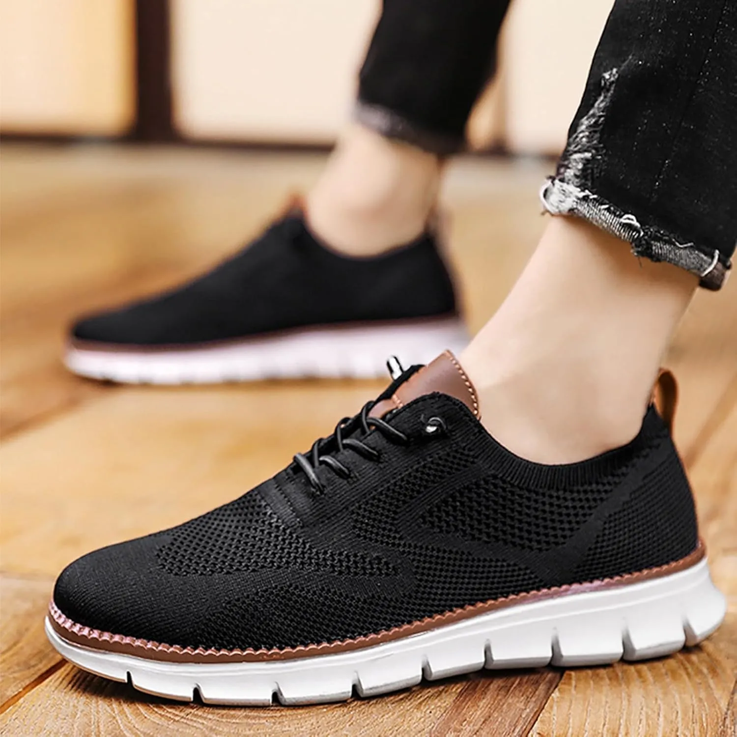 Womens Shoes FlatsWomens White Sneakers Loafers for Women 2024 Keep Warm Flat Bottom Christmas Running Shoes Women Slip on Non Slip Low Top Casual