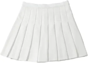 Women's Summer Pleated Skirt  Elastic High Waist Fashion Mini Skirt for Girls