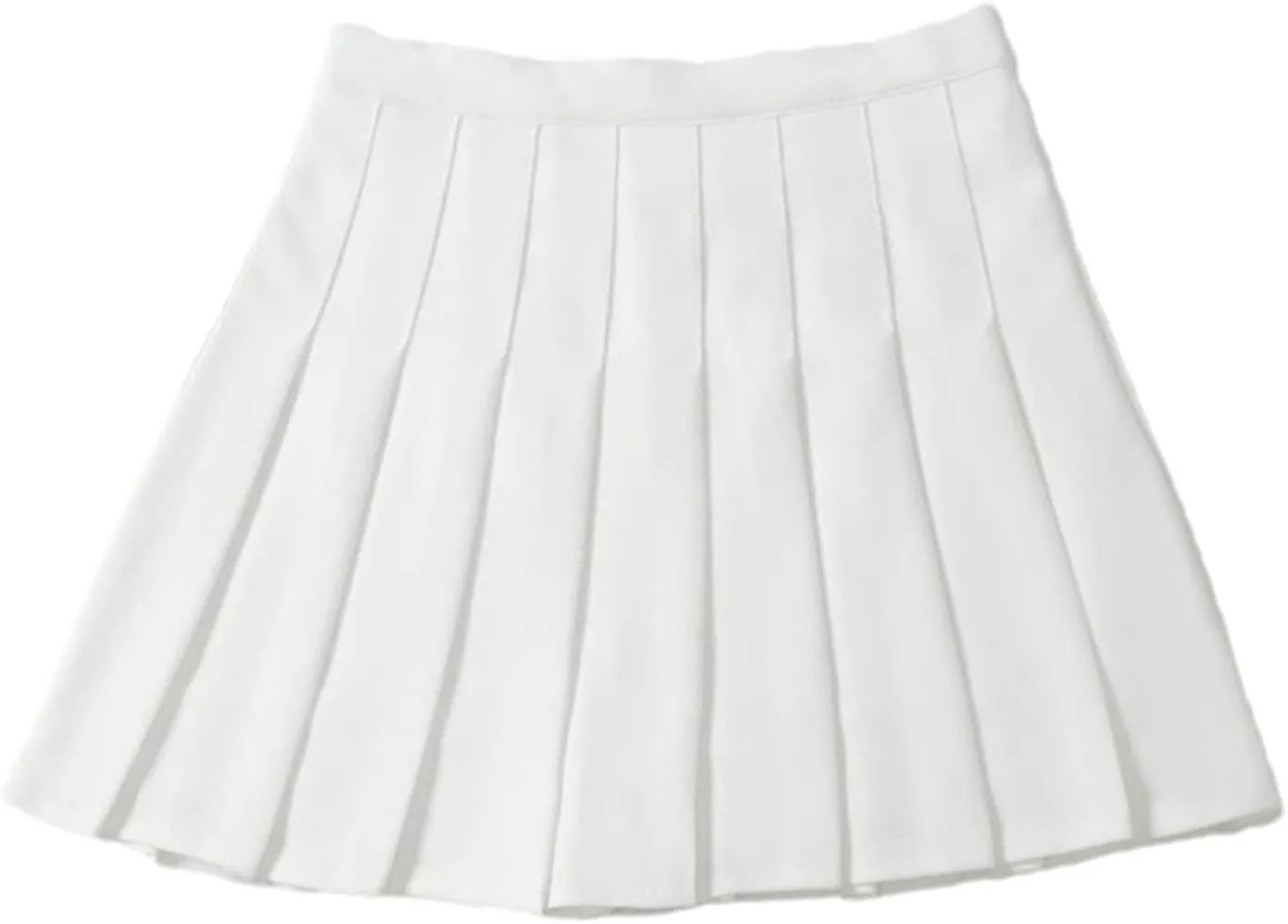 Women's Summer Pleated Skirt  Elastic High Waist Fashion Mini Skirt for Girls