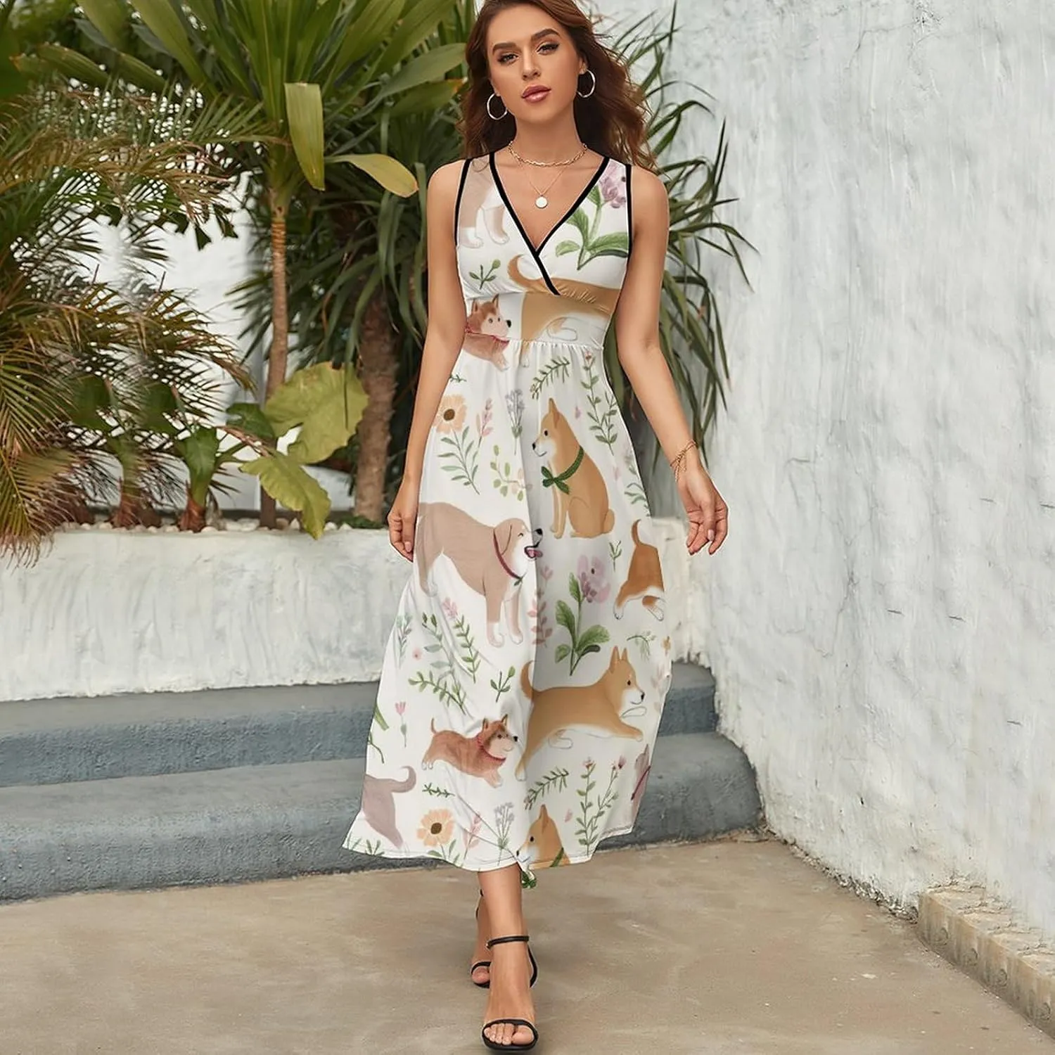 Women's Summer Swing Dress for Party Holiday Beach