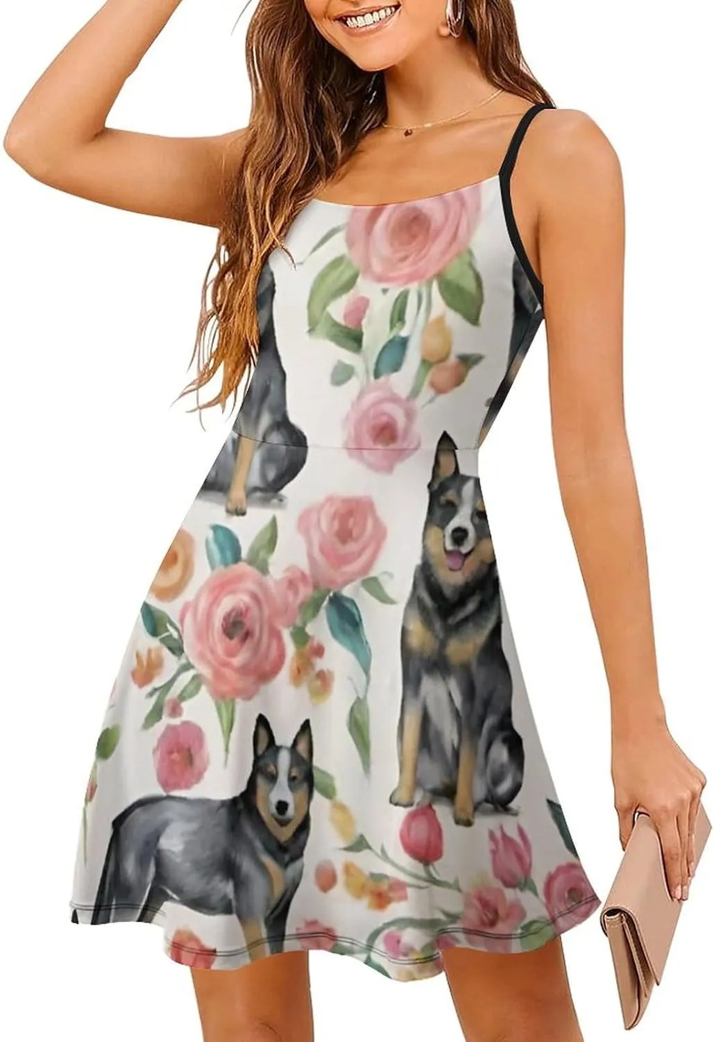 Women's Wrap Sleeveless Bodycon Cami Dress for Party Beach Date