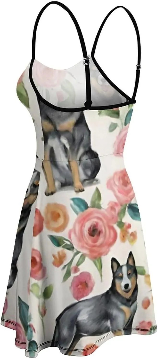 Women's Wrap Sleeveless Bodycon Cami Dress for Party Beach Date