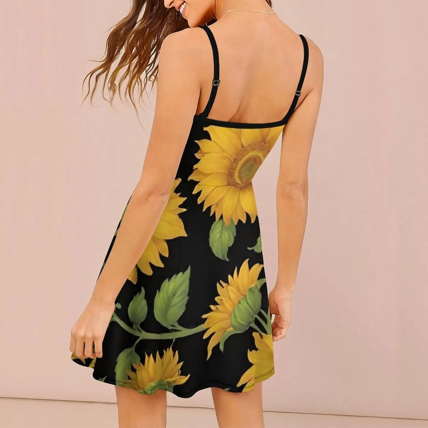 Women's Wrap Sleeveless Bodycon Cami Dress for Party Beach Date