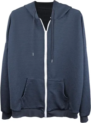 Womens Zip Up Hoodies Oversized Sweatshirts Hoodies Drawstring Casual Long Sleeve Casual Jacket with Pockets
